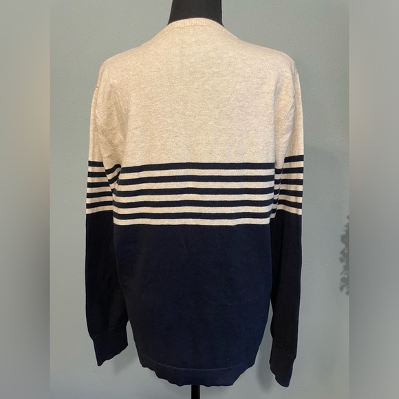 J. Crew Nautical Striped Cotton Sweater - Medium - Picture 4 of 14